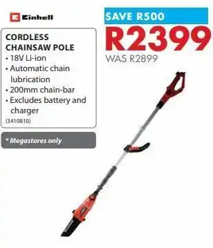 Chamberlain Cordless chainsaw pole offer