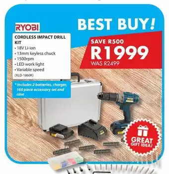 Chamberlain Cordless impact drill kit offer