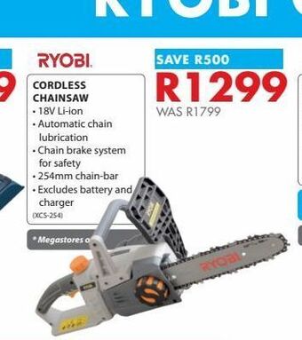 Chamberlain Cordless chainsaw offer