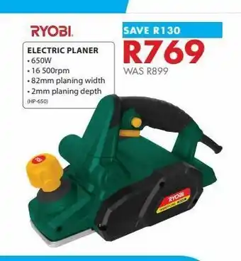 Chamberlain Electric planer offer