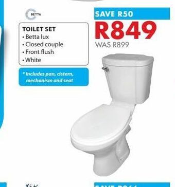 Chamberlain Toilet set offer