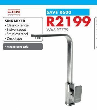 Chamberlain Sinks mixer offer