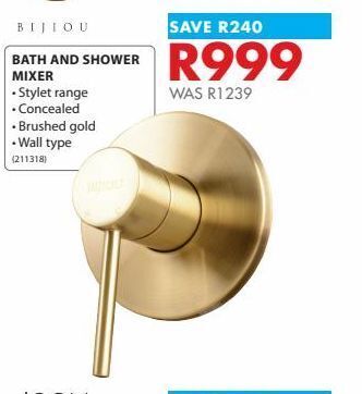 Bath and shower mixer