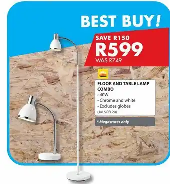 Chamberlain Floor and table lamp combo offer