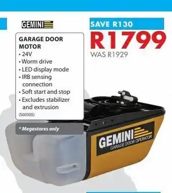 Chamberlain Garage door motor offer