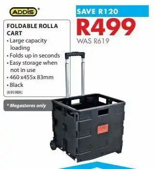 Foldable rolla cart