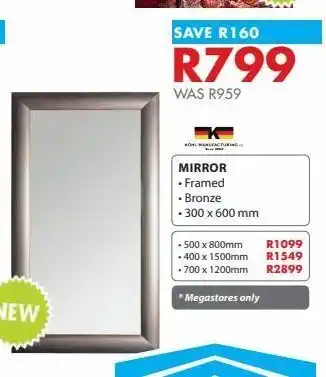 Chamberlain Mirror offer