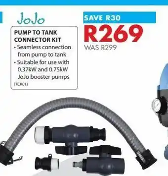 Chamberlain Pump to tank connector kit offer