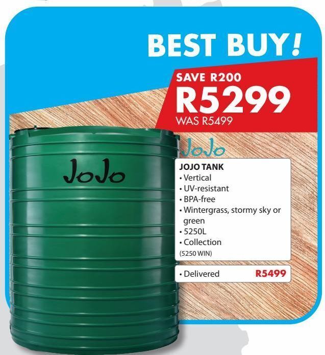 Jojo tank offer at Chamberlain