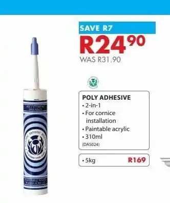 Poly adhesives