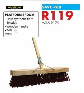 Platform broom