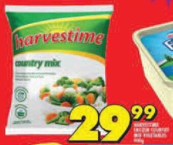 Shoprite Harvestime Frozen Country Mix Vegetables 900g offer