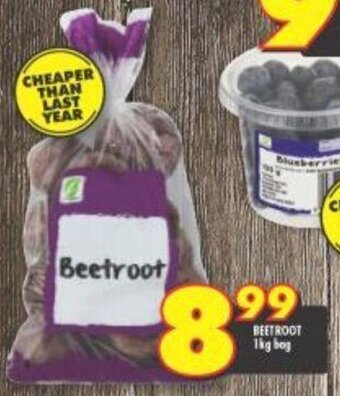 Shoprite Beetroot 1kg bag offer