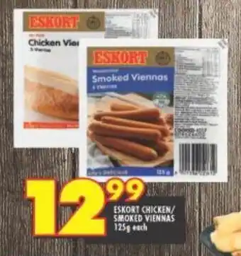 Shoprite Eskort Chicken / Smoked Viennas 125g offer