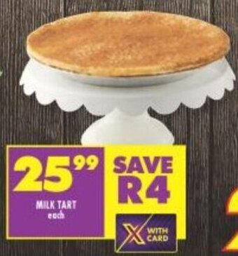 Shoprite Milk Tart offer
