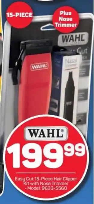 Pick n Pay Wahl Easy Cut 15-Piece Hair Clipper Kit with Nose Trimmer offer