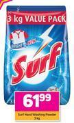 Game Surf hand washing powder-3kg offer