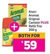 Game Knorr aromat original canister plus refill trio 200g-both for offer
