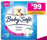 Game Baby soft 2 ply white toilet tissue-18s offer