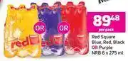 Game Red square blue, red, black or purple nrb-6 x 275ml per pack offer