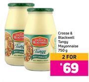 Game Crosse & blackwell tangy mayonnaise-for 2 x 750g offer
