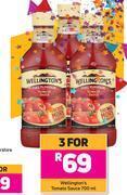 Game Wellington's tomato sauce-for 3 x 700ml offer