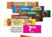 Game Bakers topper creams biscuits assorted-125g each offer
