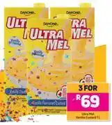 Game Ultra mel vanilla custard-for 3 x 1l offer