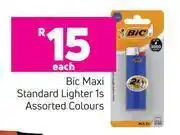 Game Bic maxi standard lighter 1s assorted colours-each offer
