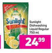 Game Sunlight dishwashing liquid regular-750ml offer