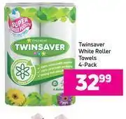 Game Twinsaver white roller towels 4 pack offer