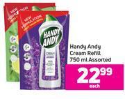 Game Handy andy cream refill assorted-750ml each offer
