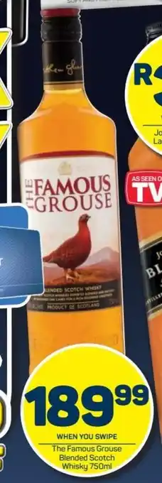 Pick n Pay THE FAMOUS GROUSE Blended Scotch Whisky 750ml offer