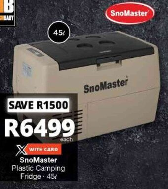 Checkers SnoMaster Plastic Camping Fridge - 45L offer