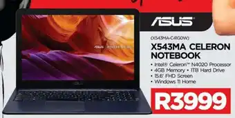 Matrix Warehouse Asus X543MA Celeron Notebook offer