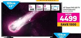 Game Samsung 43" Smart FHD LED TV offer