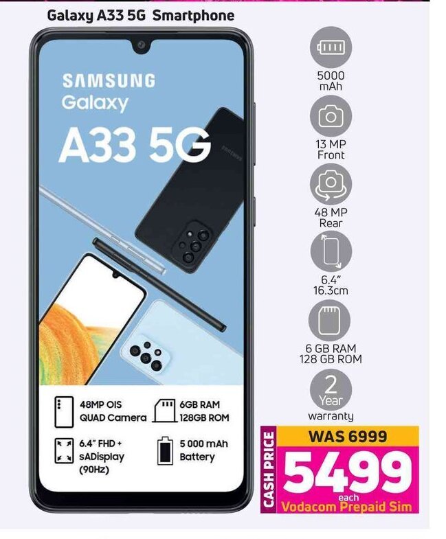 samsung a33 price at game