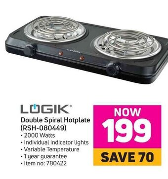 Game Logik Double Spiral Hotplate offer