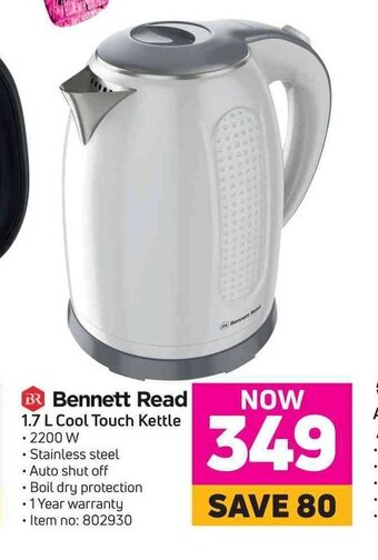 Game Bennett Read 1.7 L Cool Touch Kettle offer