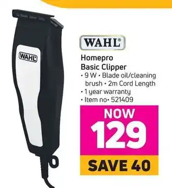 Game WAHL Homepro Basic Clipper offer