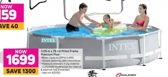 Game Intex 3.05 m x 76 cm Prism Frame Premium Pool offer