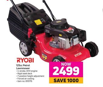 Game Ryobi 125cc Petrol Lawnmower offer