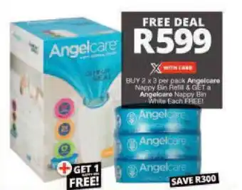 Checkers Anglecare Nappy Bin Refill 2 x 3 per pack offer