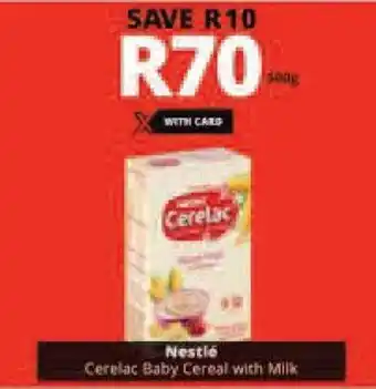 Checkers Nestle Cerelac Baby Cereal with Milk offer