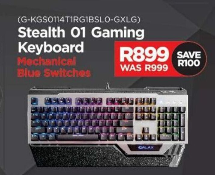 Galax Stealth 01 Gaming Keyboard offer at Matrix Warehouse