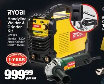 Mica Ryobi Handyline Welder & Grinder Kit offer