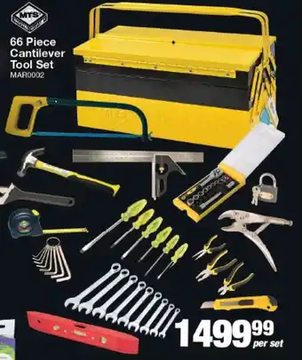 Mica MTS 66 Piece Cantilever Tool Set offer