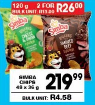 Simba Chips 48 x 36g