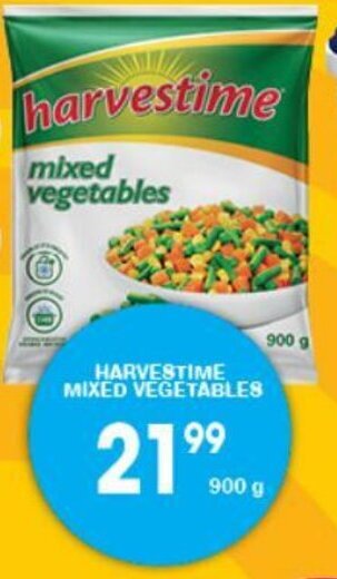 Harvestime Mixed Vegetables 900g