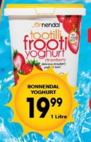 Sonnendal Yoghurt 1 litre